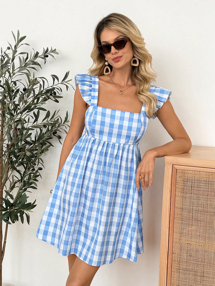 Rochie scurtă SHEIN, albastru