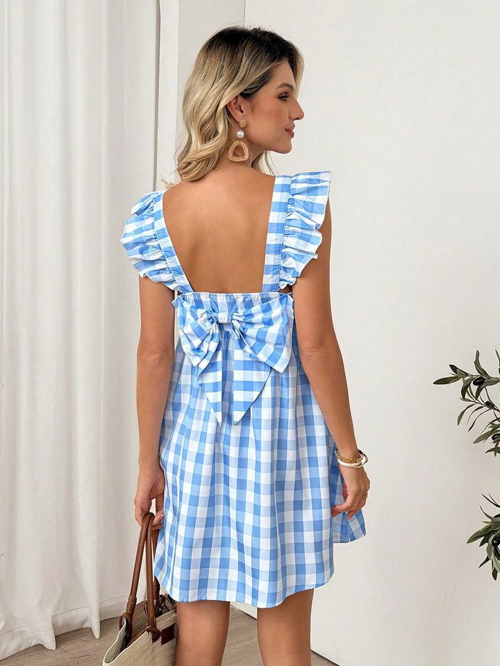 Rochie scurtă SHEIN, albastru