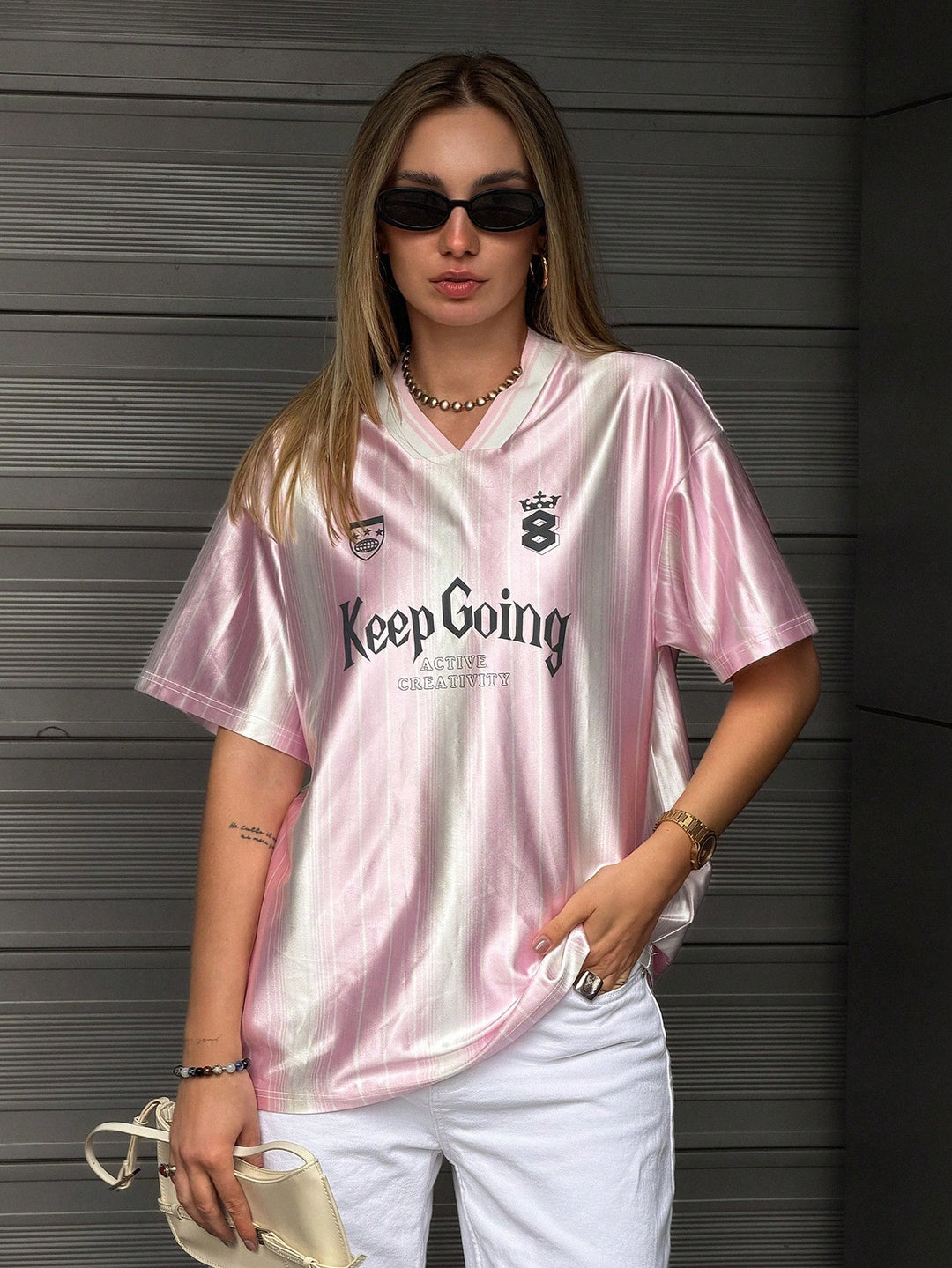 Tricou SHEIN, roz