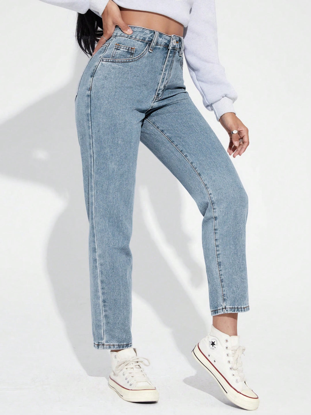 Jeans SHEIN, albastru