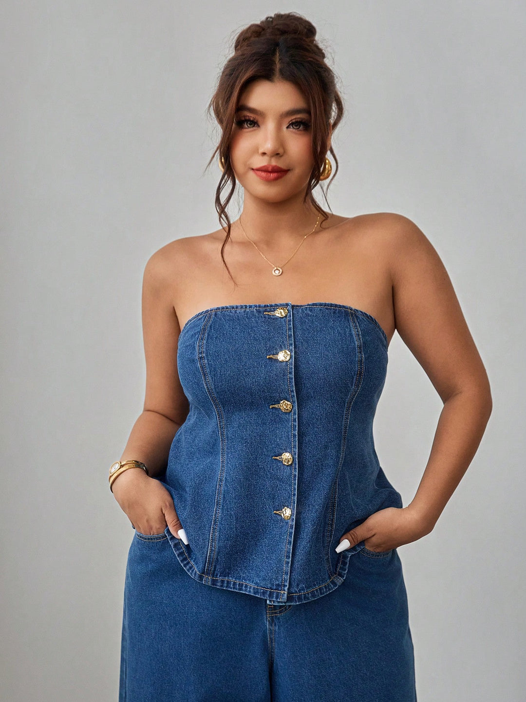 Top SHEIN, albastru