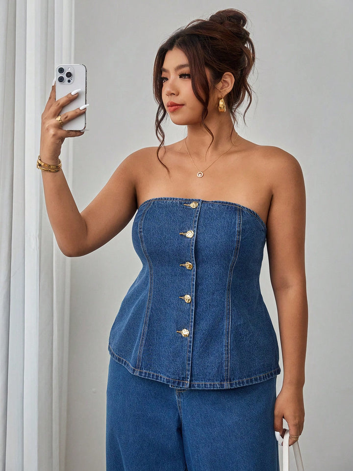 Top SHEIN, albastru