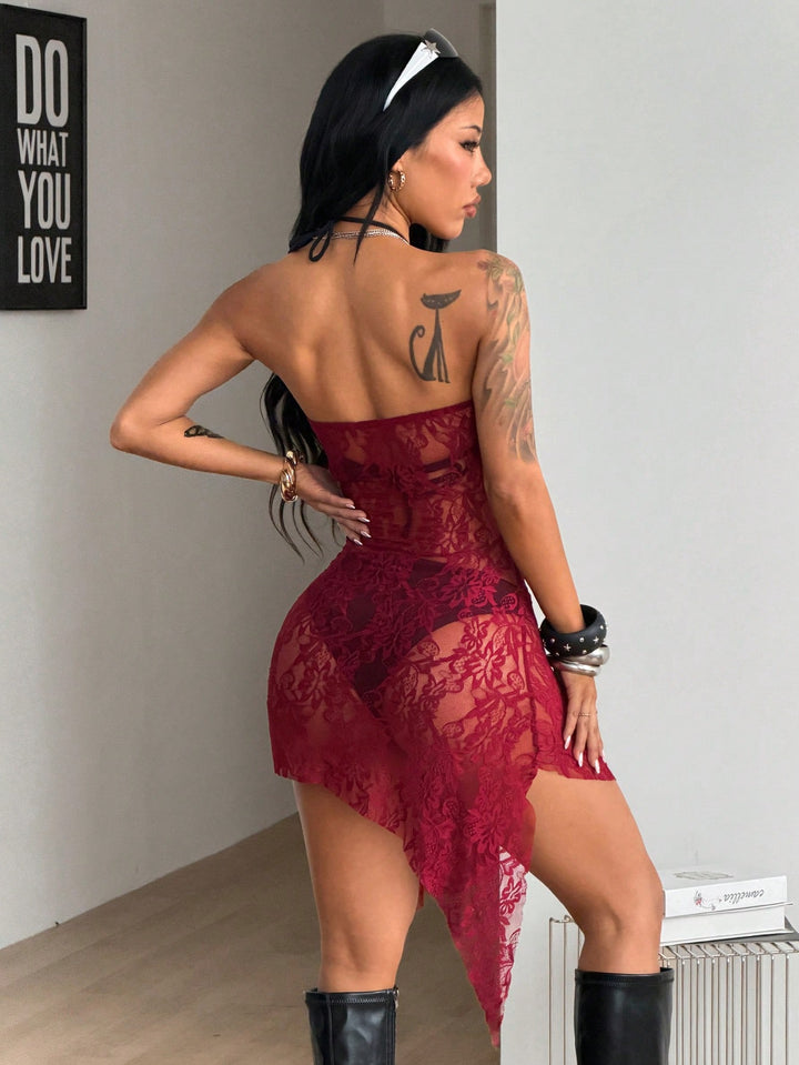 Rochie mini SHEIN, vișiniu