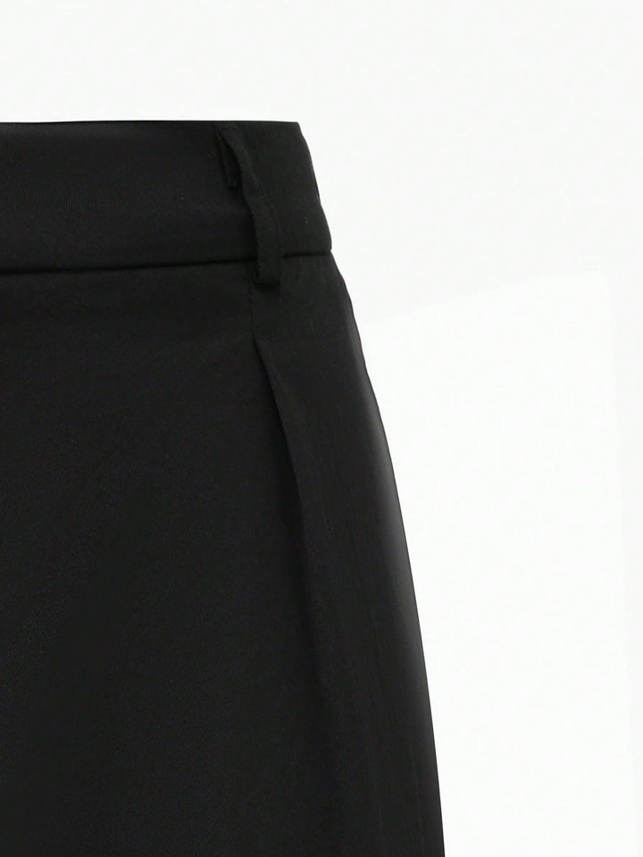 Pantaloni scurți SHEIN, negru