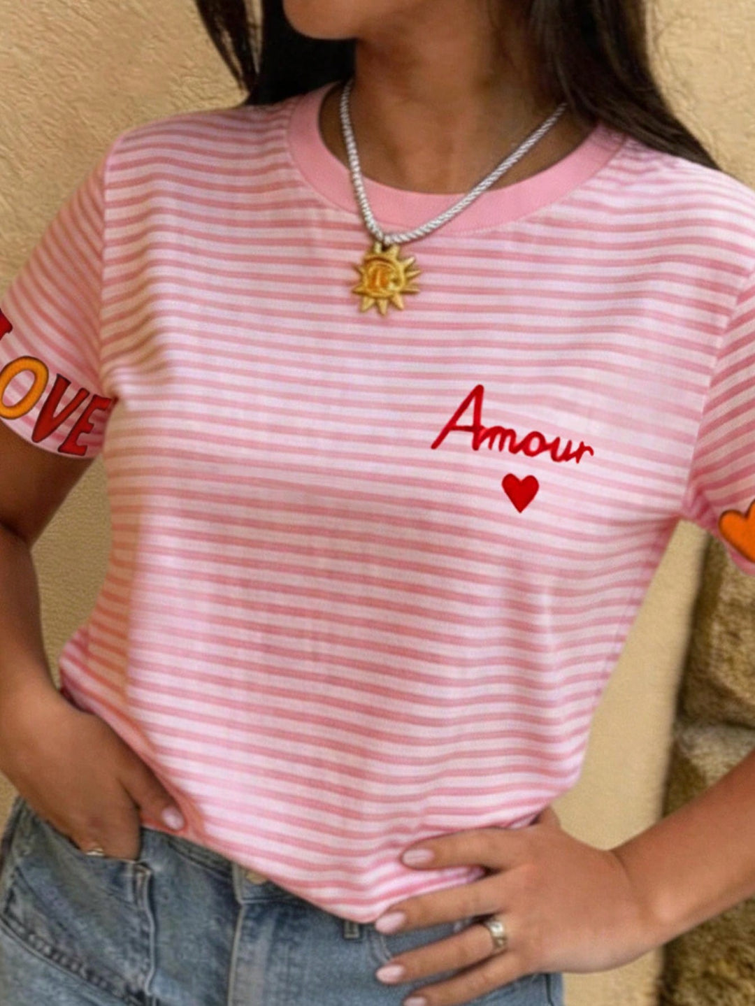 Tricou SHEIN, mix culori