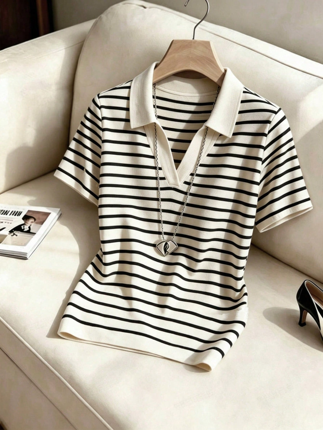 Tricou SHEIN, bej