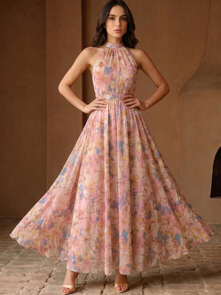 Rochie maxi SHEIN, roz