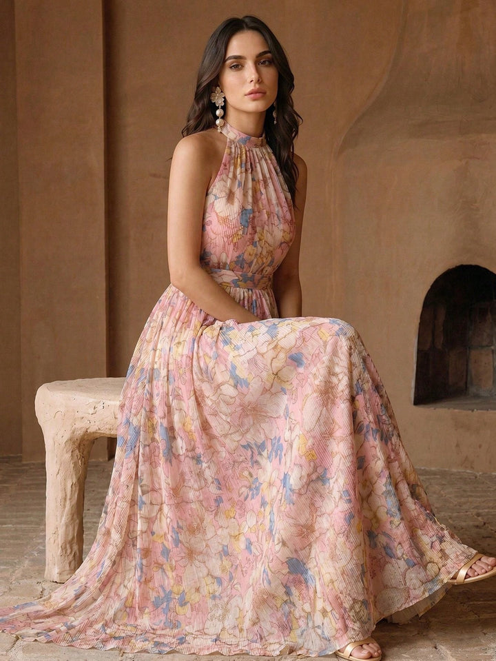 Rochie maxi SHEIN, roz