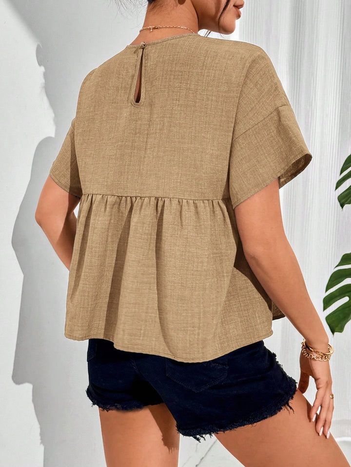 Bluza casual SHEIN, kaki