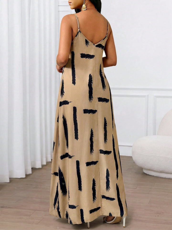 Rochie maxi SHEIN, maro