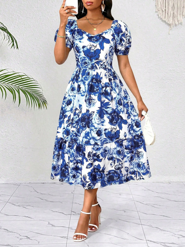 Rochie midi SHEIN, albastru