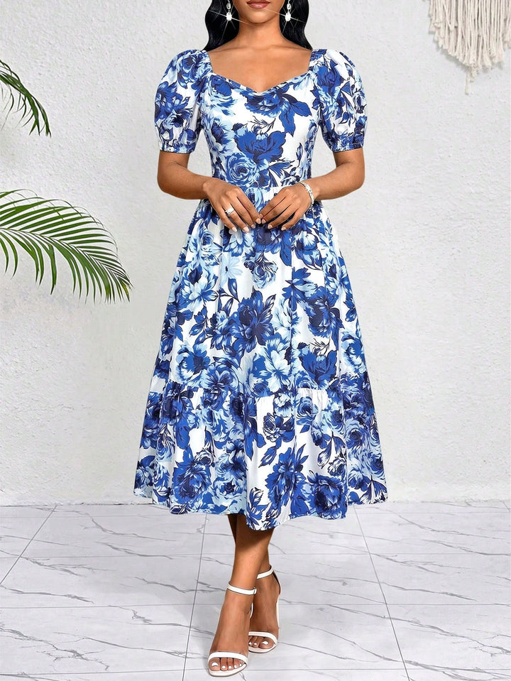 Rochie midi SHEIN, albastru