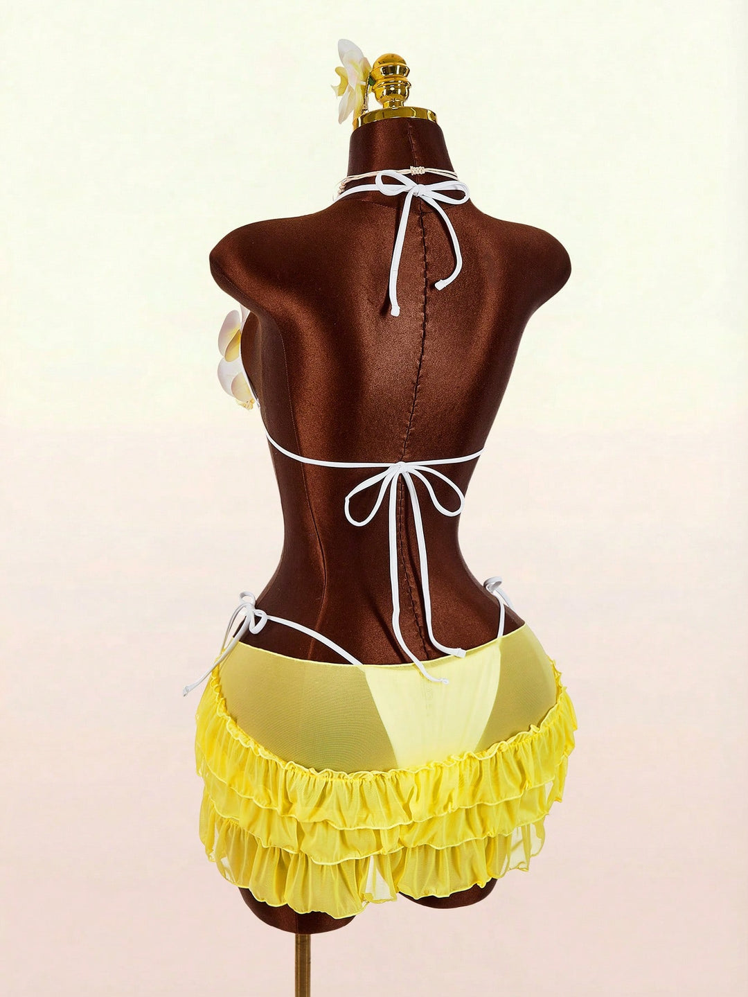 Set bikini SHEIN, alb