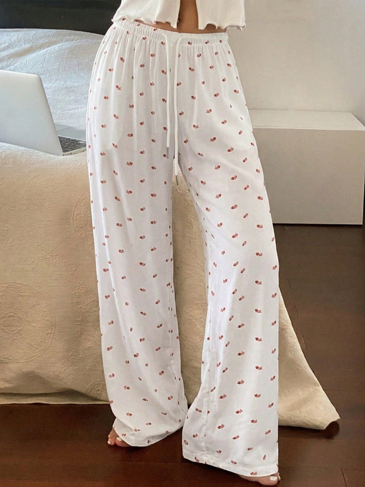 Pantaloni SHEIN, alb
