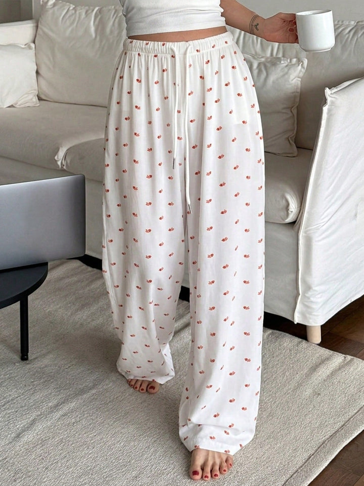 Pantaloni SHEIN, alb
