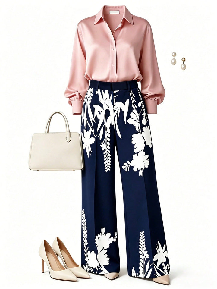 Pantaloni SHEIN, albastru