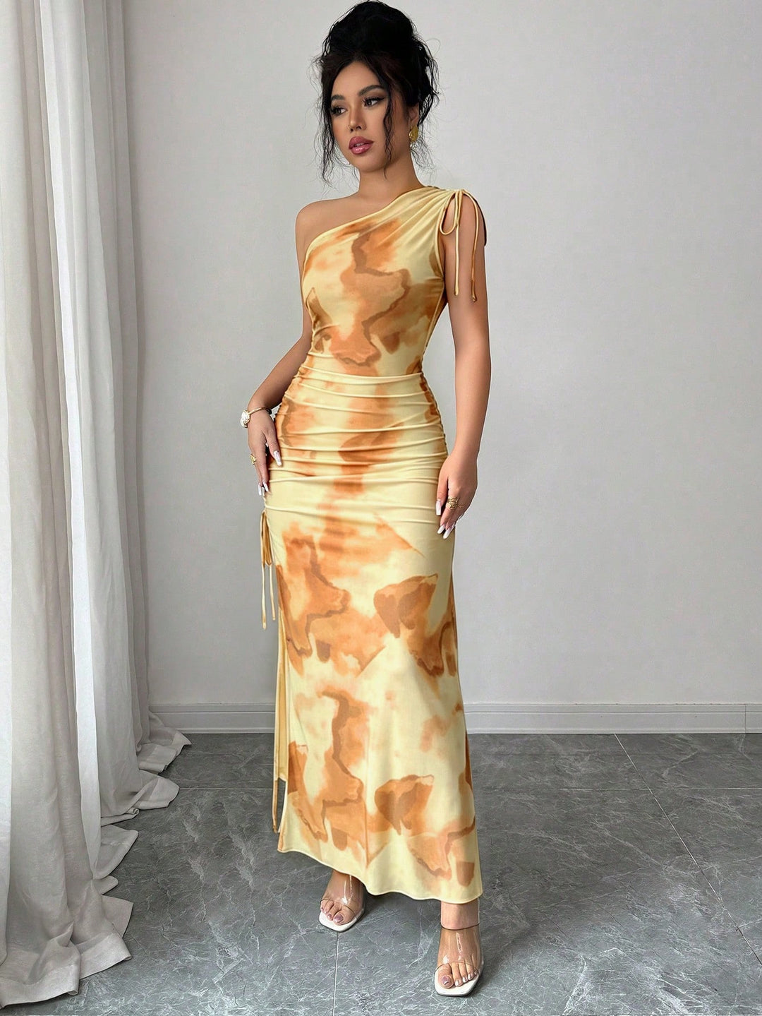 Rochie maxi SHEIN, galben