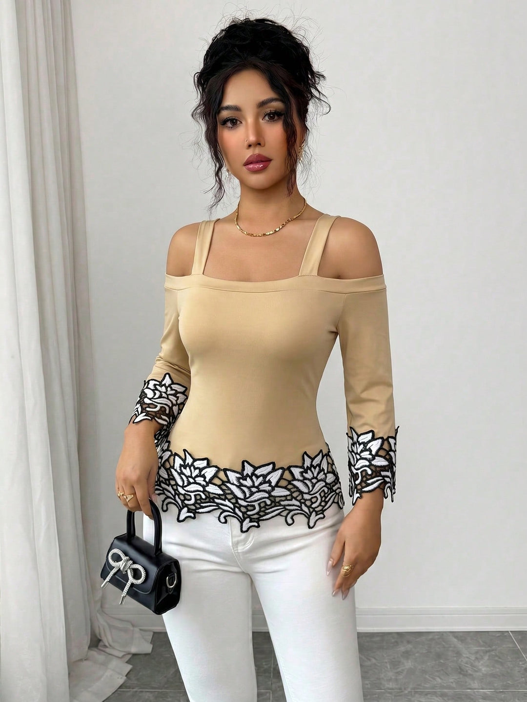 Tricou SHEIN, kaki