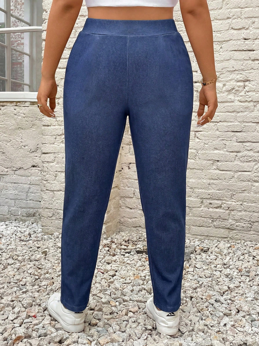 Pantaloni SHEIN, albastru