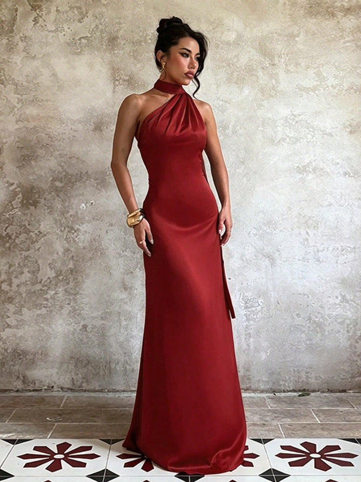 Rochie maxi SHEIN, vișiniu