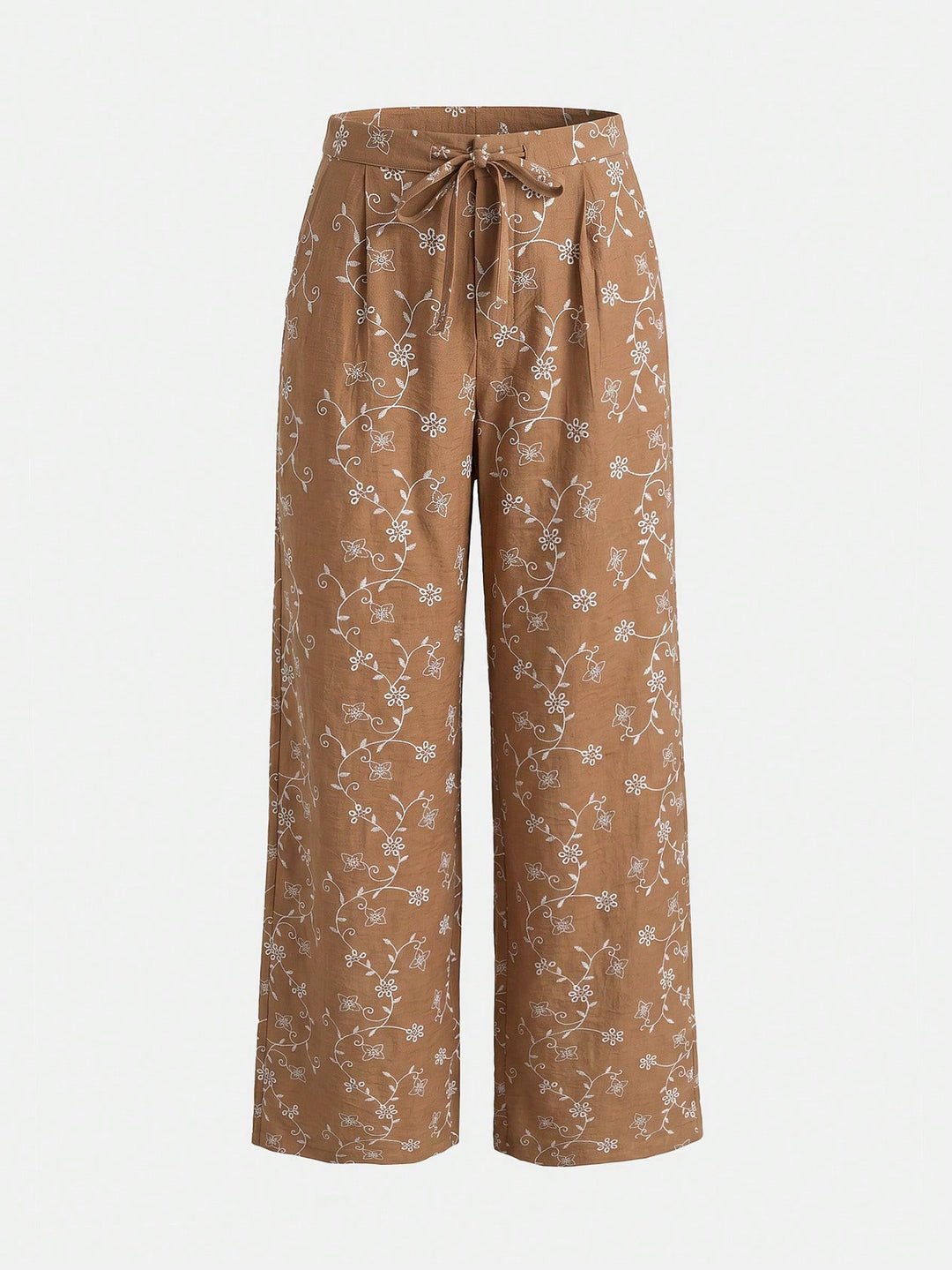 Pantaloni SHEIN, maro