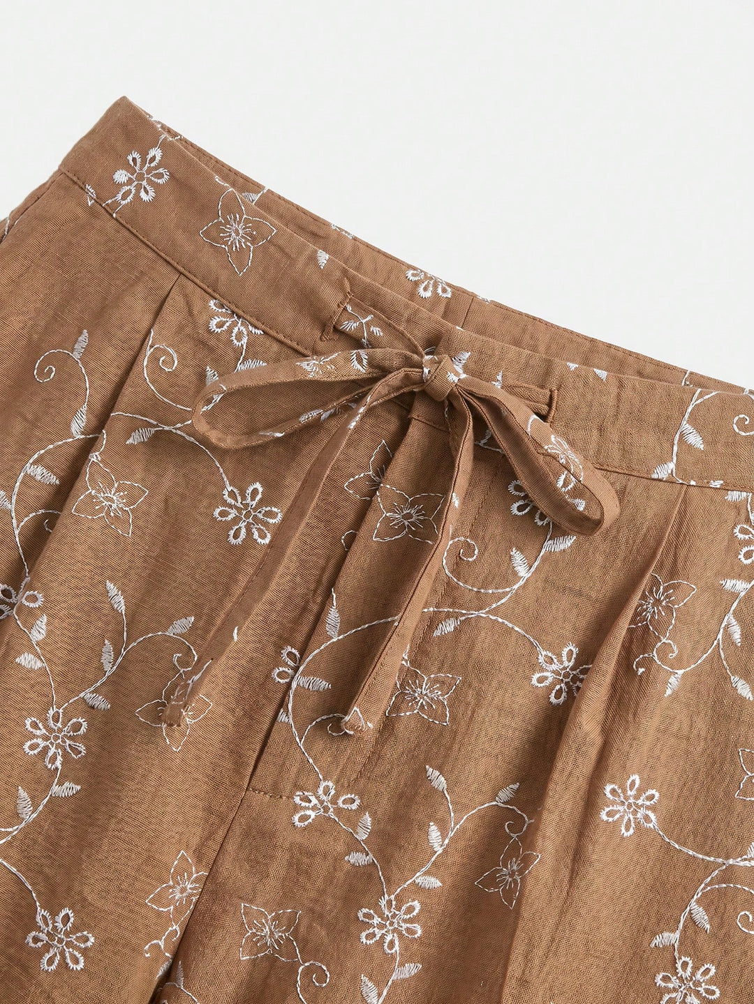 Pantaloni SHEIN, maro