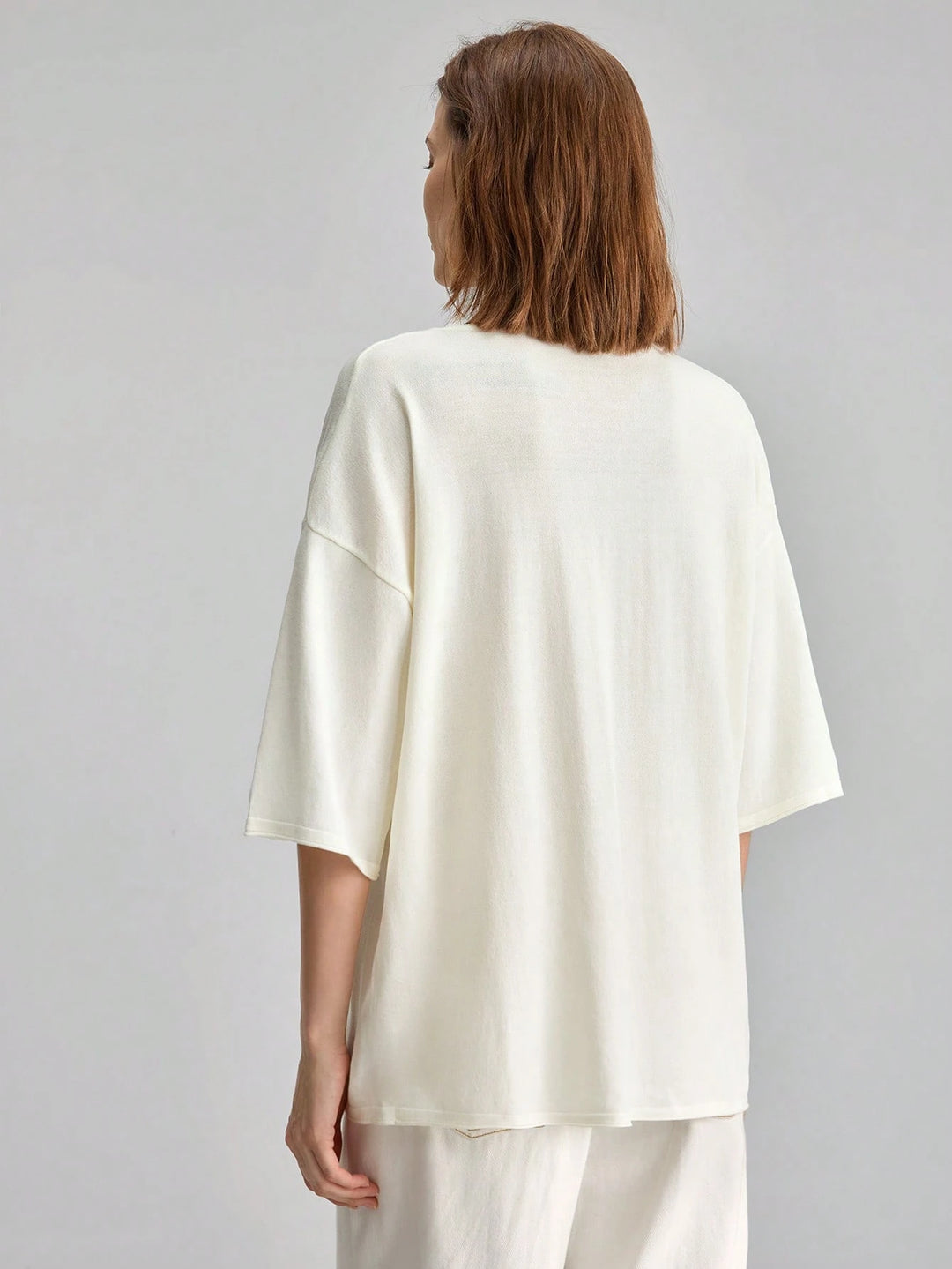 Tricou SHEIN, crem