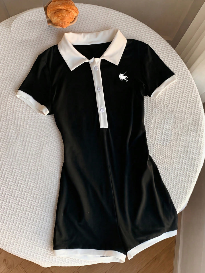 Salopeta SHEIN, negru
