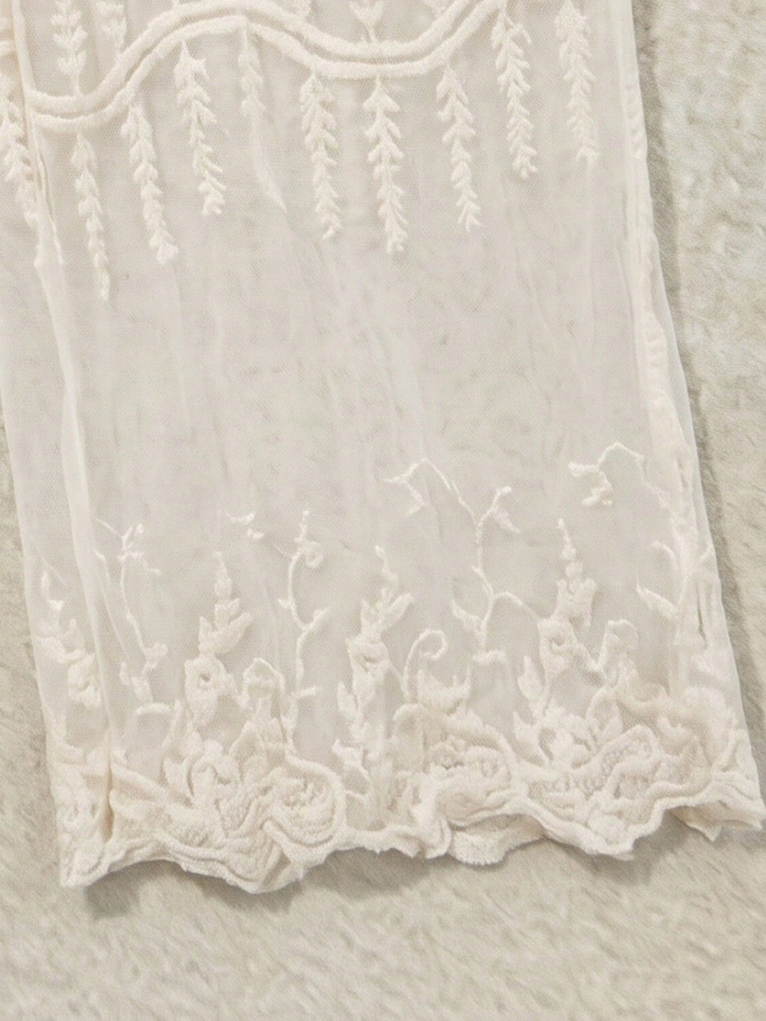 Pantaloni SHEIN, alb