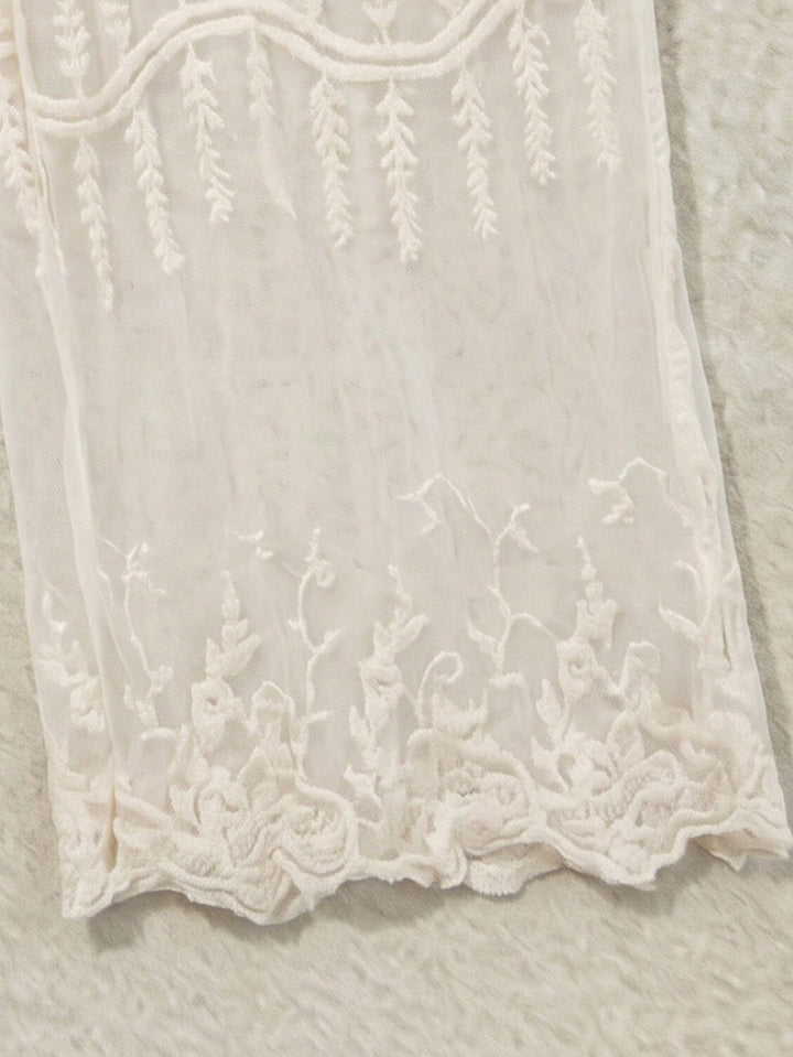 Pantaloni SHEIN, alb