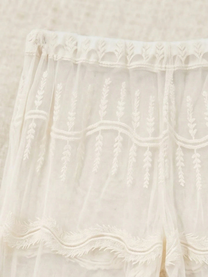Pantaloni SHEIN, alb