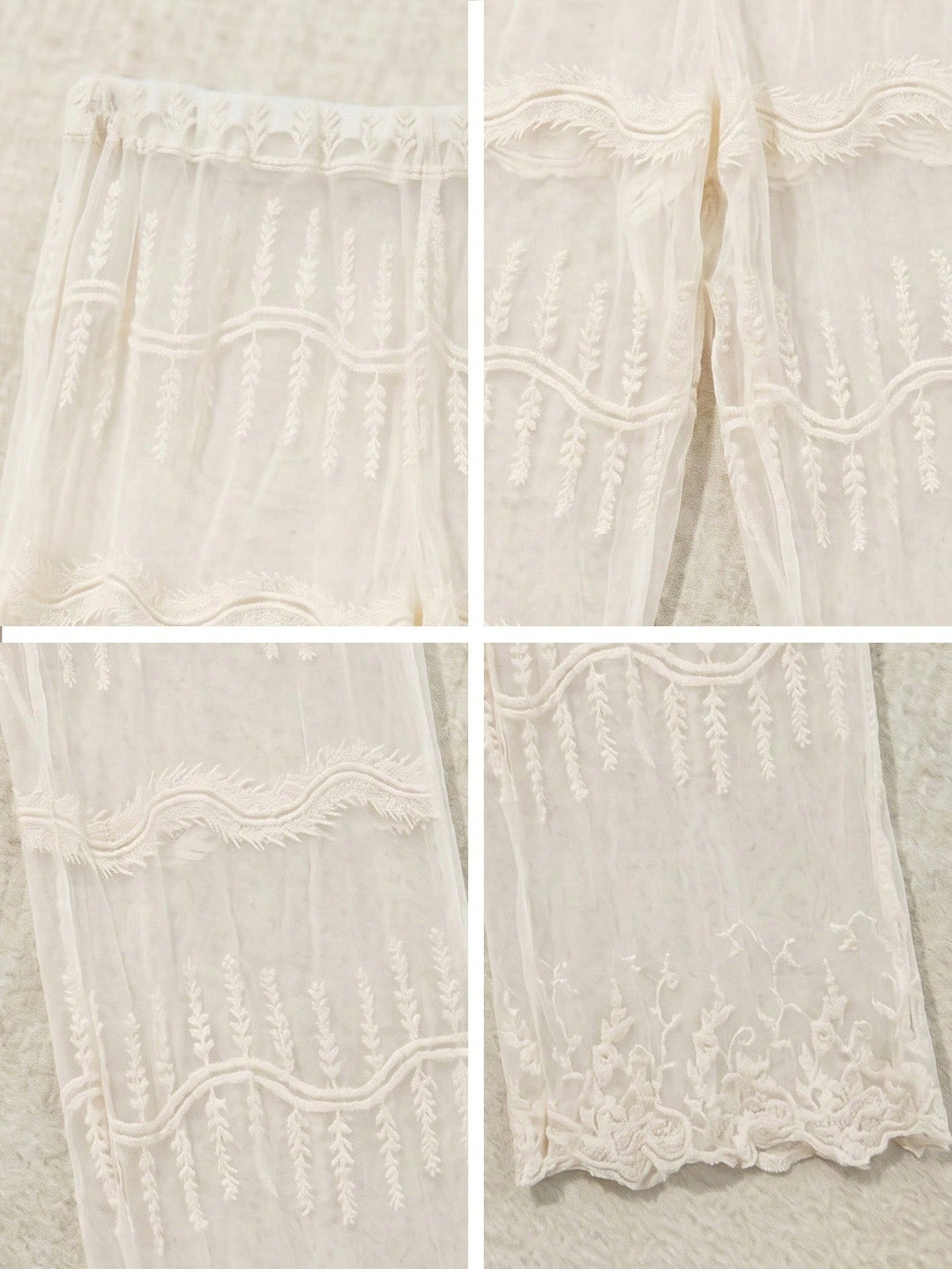 Pantaloni SHEIN, alb