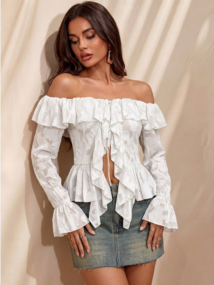 Top SHEIN, alb