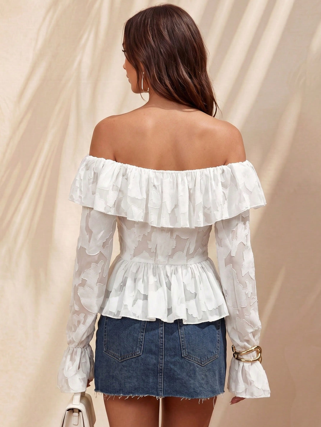 Top SHEIN, alb
