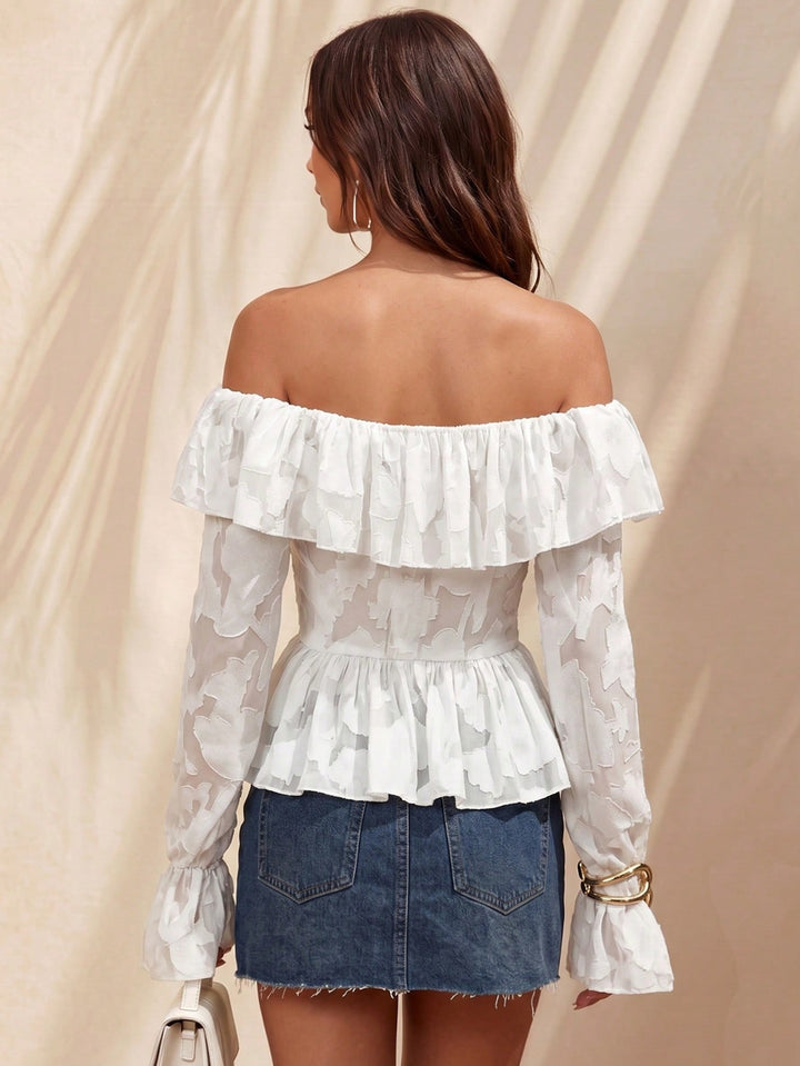 Top SHEIN, alb