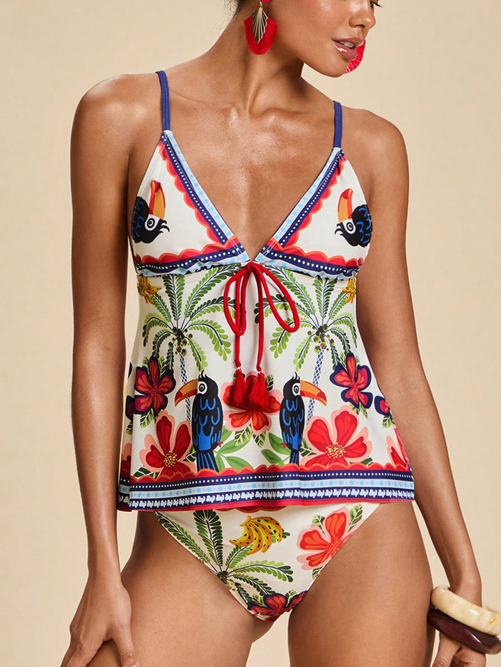 Set bikini SHEIN, mix culori