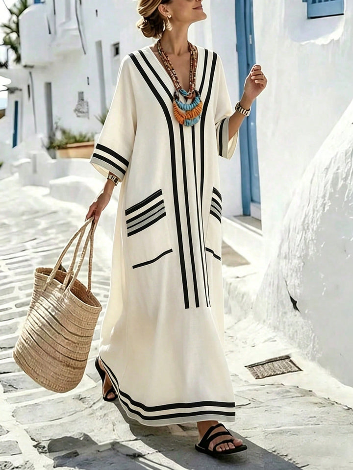 Rochie maxi SHEIN, bej