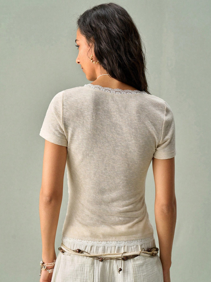 Tricou SHEIN, portocaliu