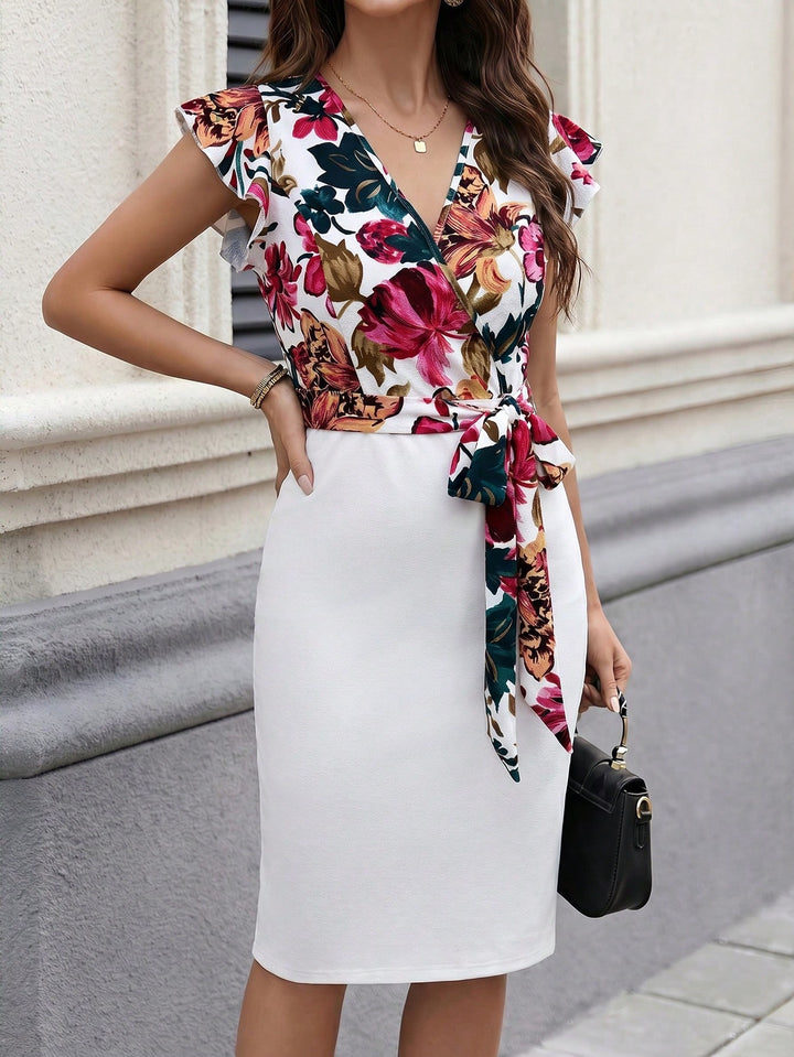 Rochie midi SHEIN, alb