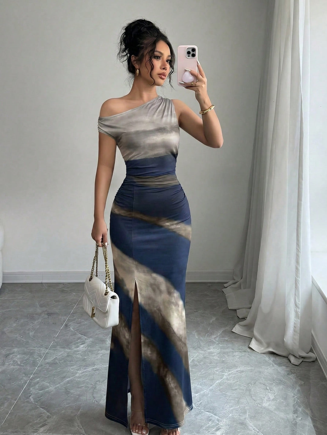 Rochie maxi SHEIN, albastru