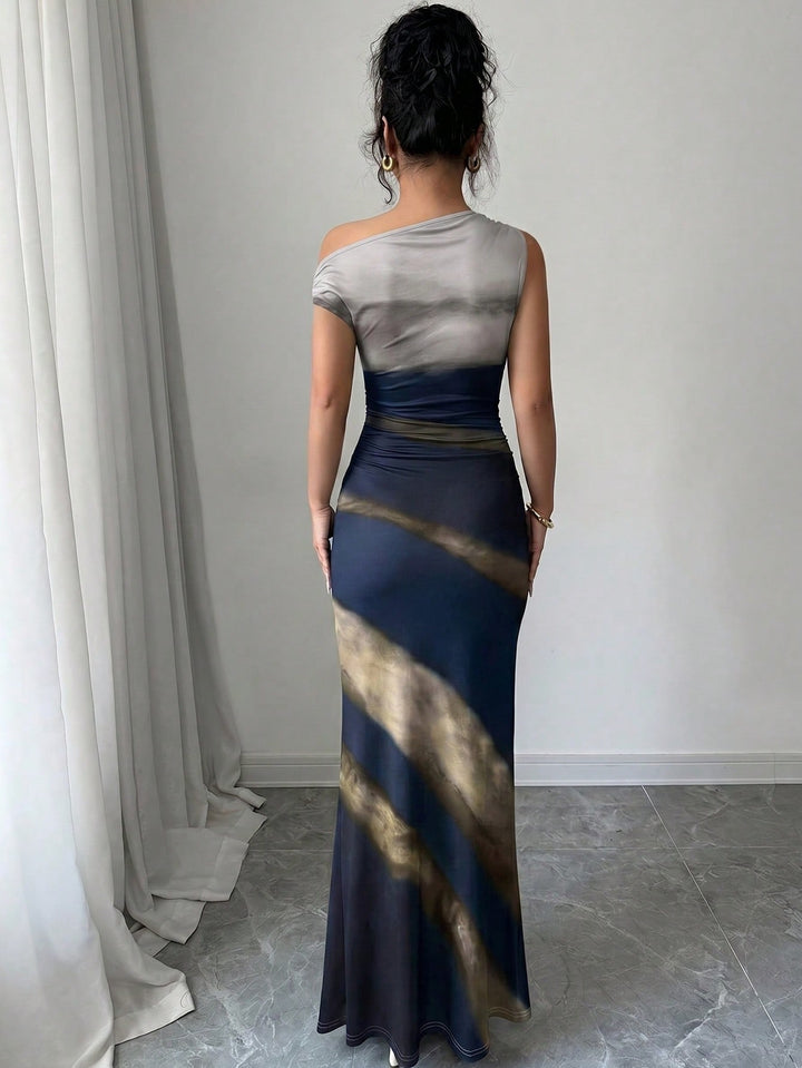 Rochie maxi SHEIN, albastru