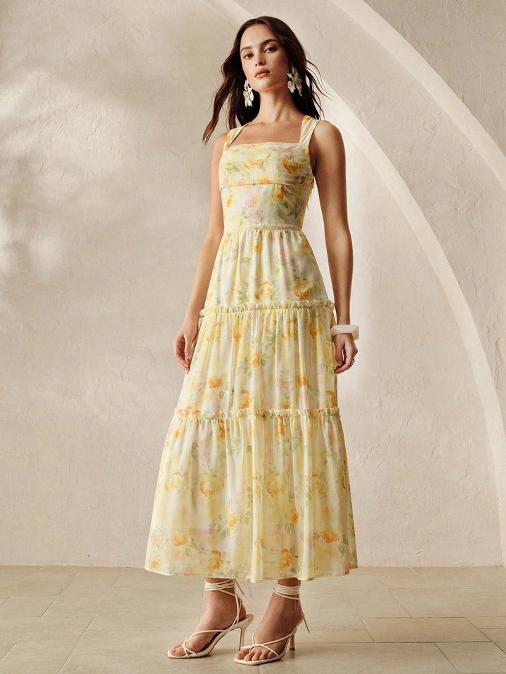 Rochie midi SHEIN, mix culori