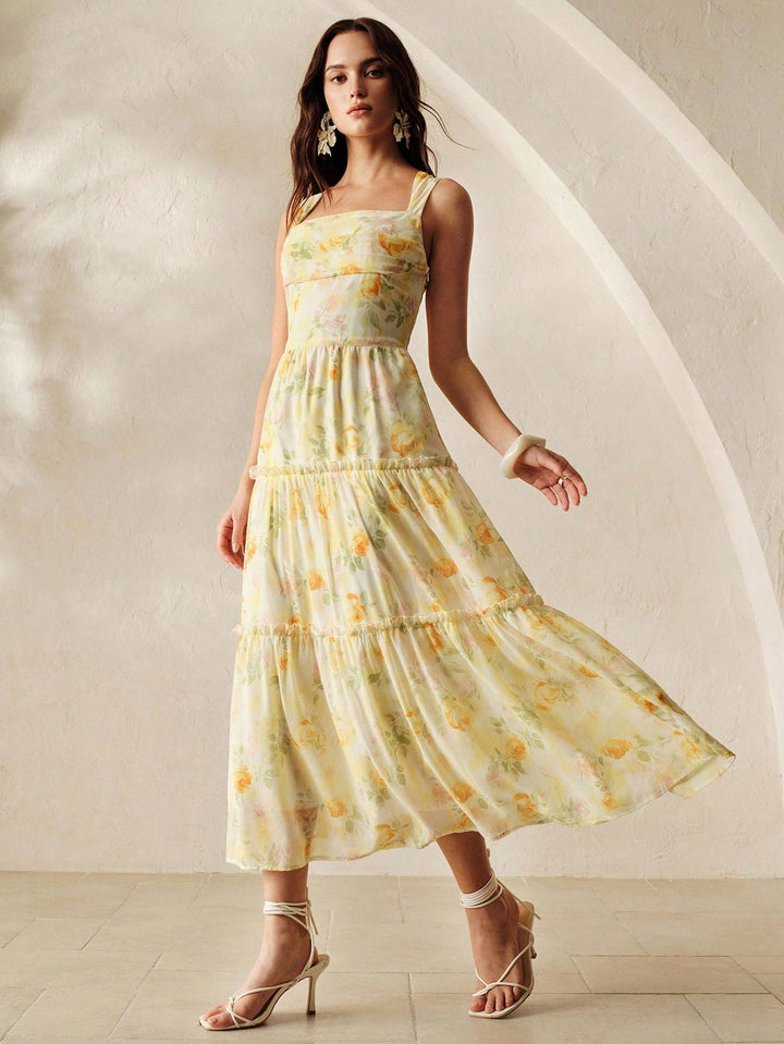 Rochie midi SHEIN, mix culori