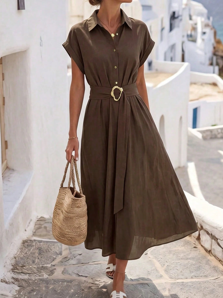 Rochie maxi SHEIN, maro