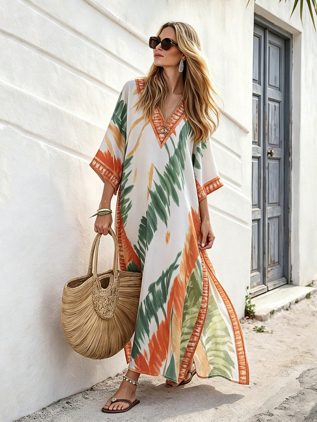 Rochie maxi SHEIN, mix culori