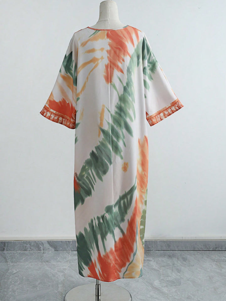 Rochie maxi SHEIN, mix culori