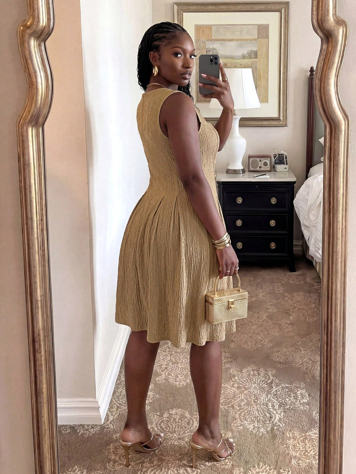 Rochie SHEIN, kaki