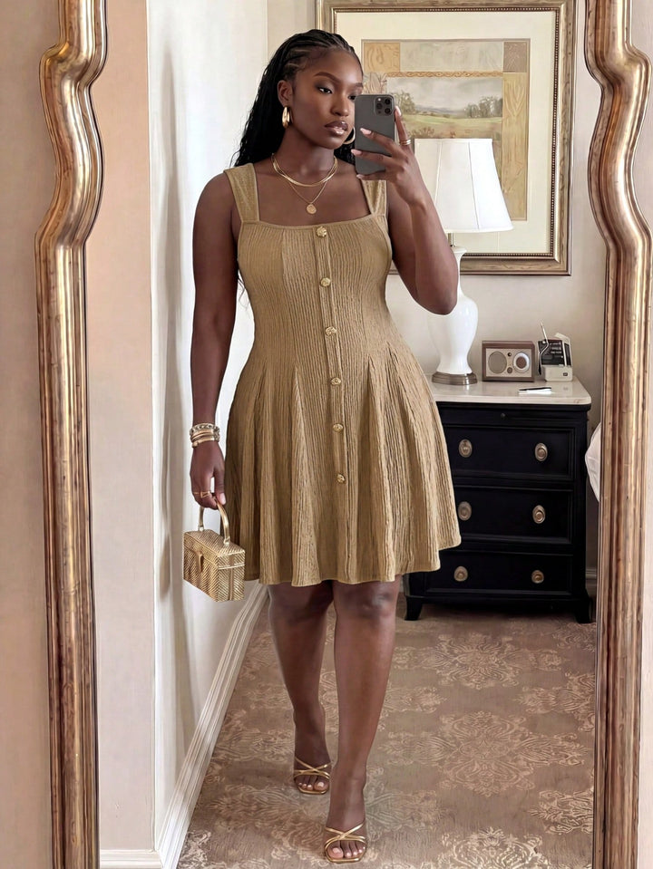 Rochie SHEIN, kaki