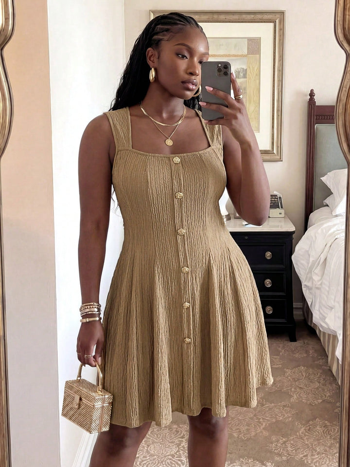 Rochie SHEIN, kaki