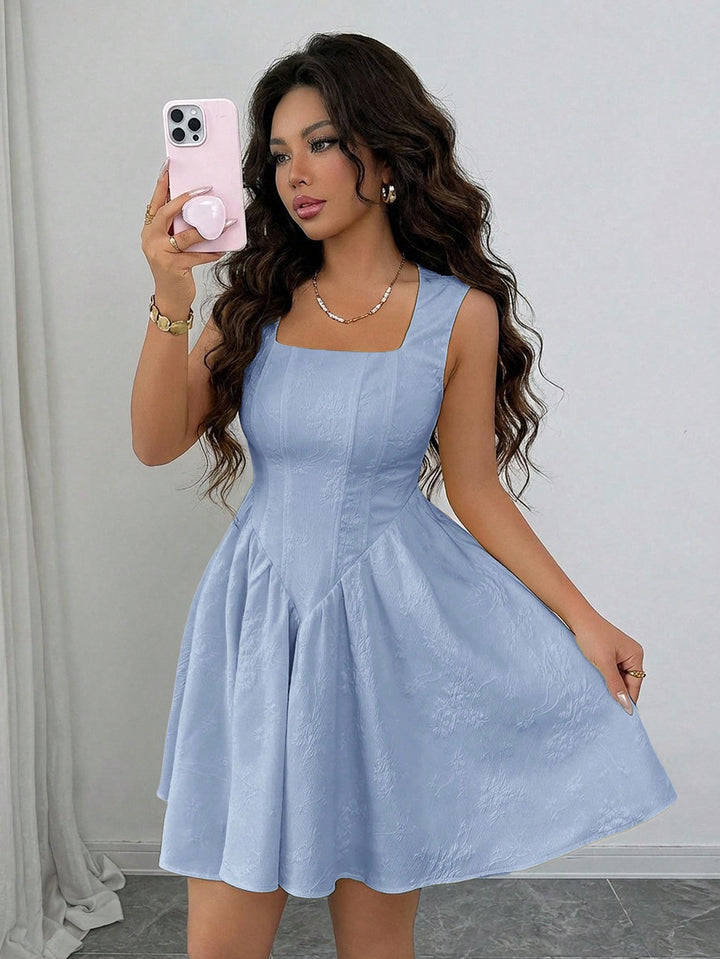 Rochie scurtă SHEIN, albastru